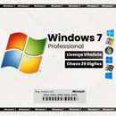 WINDOWS 7 PROFESSIONAL  Licença Original  Vitalícia