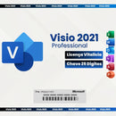 MICROSOFT VISIO PROFESSIONAL 2021 Licença Vitalícia