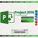 MICROSOFT PROJECT PROFESSIONAL 2016 Licença Vitalícia