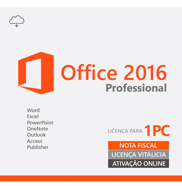 Microsoft Office 2016 Pro Plus | Licença Original